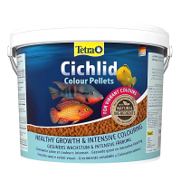Tetra Cichlid Colour Mini Doğal Renk Güçlendiricili Çiklit Balığı Pellet Yemi 10000ml 3900gr
