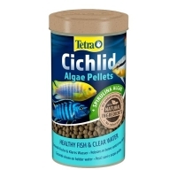 Tetra Cichlid Algae Spirulina Yosunlu Çiklit Balığı Pellet Yemi 500ml 165gr