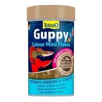 Tetra Guppy Colour Mini Flakes Lepistes Pul Balık Yemi - 100Ml