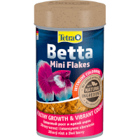Tetra Betta Menu Betta Balıkları için Akvaryum Pul Yemi 100ml