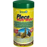 Tetra Pleco Veggie Wafers Otçul Dip Balıkları için Akvaryum Tablet Yemi 250ml 110gr