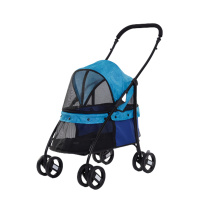 Tommy Kedi ve Köpek Taşıma Arabası 67x47x98cm (Mavi)
