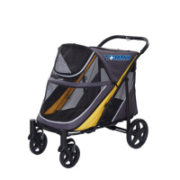 Tommy Kedi ve Köpek Taşıma Arabası 112x65x100cm (Gri)