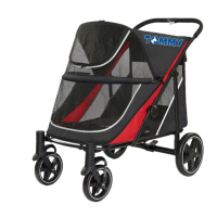 Tommy Kedi ve Köpek Taşıma Arabası 112x65x100cm (Kırmızı)