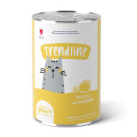 Trendline Sos İçinde Et Parçacıklı Tavuklu Yetişkin Kedi Konservesi 400gr