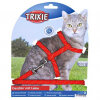 Trixie Fosforlu Kedi Göğüs Tasma Seti 18-35cm/10mm (Karışık Renkli)