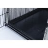 Trixie Dekoratif Metal Rattan Sargılı Köpek Kafesi  58x60x77cm (Açık Gri) [M]