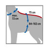 Trixie Köpekler için Ayarlanabilir Havlu Bornoz 70cm (Gri) [XL]
