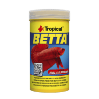 Tropical Betta Beta Balıkları İçin Pul Balık Yemi 100ml 25gr