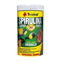 Tropical Spirulina Super Forte Granulat Otçul Balıklar İçin Granül Balık Yemi 100ml 60gr