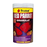 Tropical Red Parrot Granulat Papağan Çiklitler İçin Granül Balık Yemi 100gr 250ml