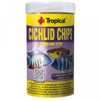 Tropical Cichlid Chips Çiklitler İçin Cips Balık Yemi 130gr 250ml