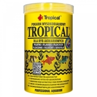 Tropical Tropical Etçil ve Hepçil Süs Balıkları İçin Pul Balık Yemi 250ml 50gr
