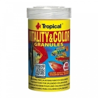 Tropical Vitality & Color Granules Etçil ve Hepçil Süs Balıkları İçin Granül Balık Yemi 250ml 138gr