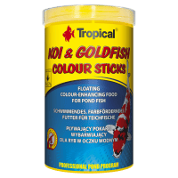 Tropical Koi & Goldfish Colour Sticks Koi ve Japon Balıkları İçin Çubuk Balık Yemi 1000ml 90gr