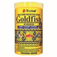 Tropical Goldfish Flakes Japon Balıkları İçin Pul Balık Yemi 100ml 20gr
