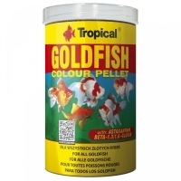 Tropical Goldfish Colour Pellet Japon Balıkları İçin Pelet Balık Yemi 250ml 90gr