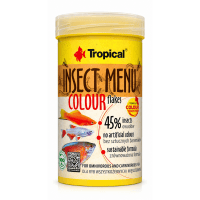 Tropical Insect Menu Colour Flakes Tropikal Balıklar İçin Pul Balık Yemi 100ml 20gr