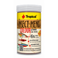 Tropical Insect Menu Colour Granules Size XXS Tropikal Balıklar İçin Granül Balık Yemi 100ml 64gr