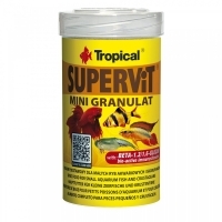 Tropical Supervit Mini Granulat Küçük Balıklar İçin Granül Balık Yemi 100ml 65gr