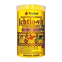 Tropical Ichtio-vit Tropikal Balıklar İçin Pul Balık Yemi 50gr 250ml