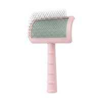 True Iconic Spire Slicker Köpek Fırçası No 1 (Pembe)