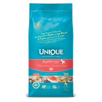 Unique Medium&Large Somonlu ve Hamsili Orta ve Büyük Irk Düşük Tahıllı Yavru Köpek Maması 15kg
