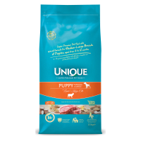 Unique Medium&Large Kuzulu Orta ve Büyük Irk Düşük Tahıllı Yavru Köpek Maması 15kg