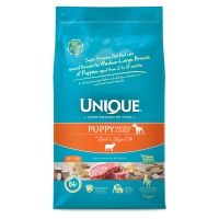 Unique Medium&Large Kuzulu Orta ve Büyük Irk Düşük Tahıllı Yavru Köpek Maması 3kg