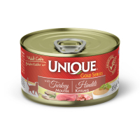 Unique Gold Mousse Hindili Kıyılmış Tahılsız Yetişkin Kedi Konservesi 85gr