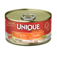 Unique Gold Series Mousse Kıyılmış Tavuklu Yetişkin Kedi Konservesi 85gr