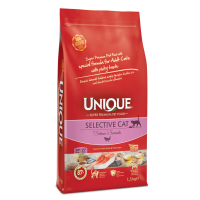 Unique Selective Cat Somonlu Seçici Kediler İçin Düşük Tahıllı Yetişkin Kedi Maması 1,5kg
