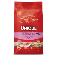 Unique Selective Cat Somonlu Seçici Kediler İçin Düşük Tahıllı Yetişkin Kedi Maması 7kg