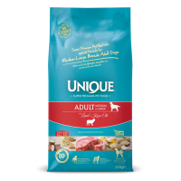 Unique Medium&Large Kuzulu Orta ve Büyük Irk Düşük Tahıllı Yetişkin Köpek Maması 12kg