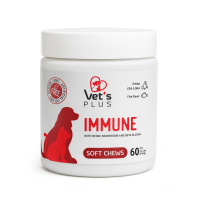 Vet's Plus Immune Kedi ve Köpekler İçin Bağışıklık Sistemi Destekleyici Çiğnenebilir Tablet (60'lı)