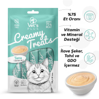 Vet's Plus Ton Balıklı Krema Kedi Ödül Maması 14gr (5'li)