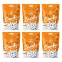 Vet's Plus Crunchy İçi Dolgulu Tavuklu ve Catnipli Kedi Ödül Bisküvisi 60gr (6 Adet)