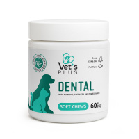 Vet's Plus Dental Kedi ve Köpekler İçin Diş Bakımı Çiğnenebilir Tablet (60'lı)