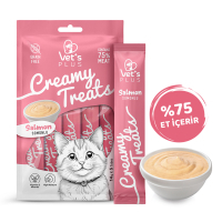 Vet's Plus Somonlu Krema Kedi Ödül Maması 14gr (5'li)