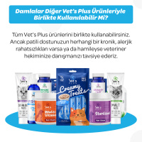 Vet's Plus Anti-Hair Loss Kediler İçin Tüy Dökülmesi Önleyici Plus+B Damla 50ml