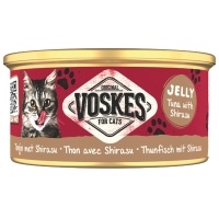 Voskes Jöle İçinde Ton Balıklı ve Şirasulu Yetişkin Kedi Konservesi 85gr
