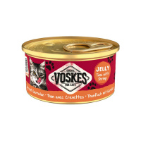 Voskes Ton Balıklı ve Karidesli Yetişkin Kedi Konservesi 85gr