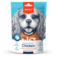 Wanpy Oven Roasted Tavuk Sargılı Kalsiyum Takviyeli Köpek Ödülü 100gr