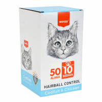 Wanpy Hairball Control Morina Balıklı ve Tavuklu Krema Kedi Ödül Maması 14gr (60 AL 50 ÖDE)