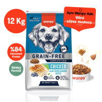 Wanpy Tavuklu Tahılsız Yetişkin Köpek Maması 12kg
