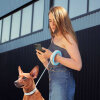 Collar WAUDOG Halka Şeklinde Otomatik Şerit Köpek Gezdirme Kayışı 2,9m [XS-M] (Mavi)