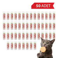 Wooc Lollipop Tavuk ve Kızılcıklı Kedi Ödül Maması 1,4gr (50'li)