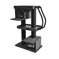 Zampa Pawrise Tırmalama Tahtalı Kedi Evi 77x45x128cm