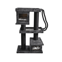 Zampa Pawrise Tırmalama Tahtalı Kedi Evi 77x45x128cm