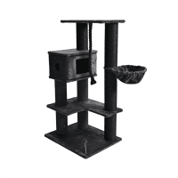 Zampa Paticia Tırmalama Tahtalı Kedi Evi 75x60x137cm